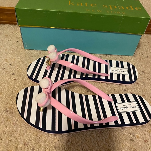 NIB Kate Spade Nova Flip flops size 8 - Picture 6 of 9
